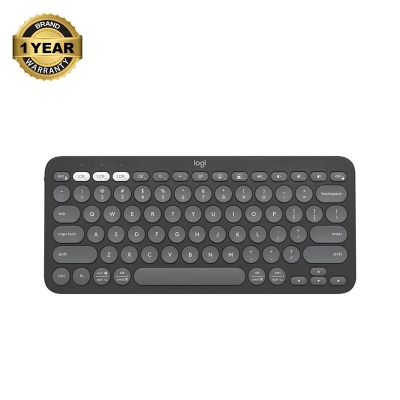 Picture of Logitech Pebble Keys 2 K380S Bluetooth Multi Device Tonal Graphite Keyboard