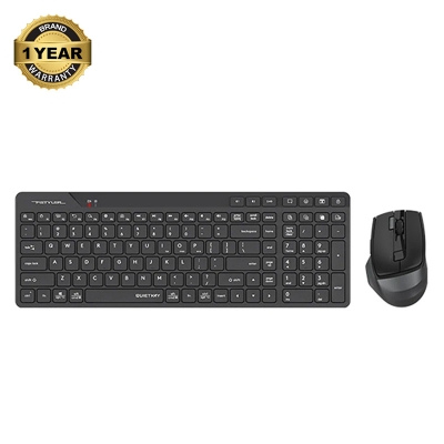Picture of A4TECH FB2800C Air2 Fstyler Black Wireless Silent Keyboard & Mouse Combo with Bangla