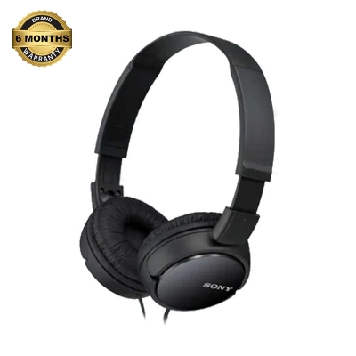 Picture of Sony MDR-ZX110AP Black Wired On-Ear Headphone (6 Month Warranty)