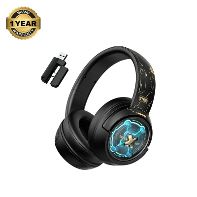 Picture of ONIKUMA GT802 RGB Tri-Mode Bluetooth Black Stereo Gaming Headphone
