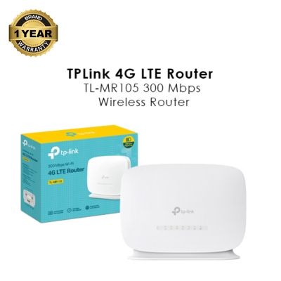 Picture of TP-Link TL-MR105 300 Mbps Ethernet Single-Band Wi-Fi Router