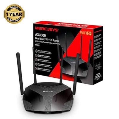 Picture of MERCUSYS MR80X V2.20 AX3000 Gigabit Dual-Band Wi-Fi 6 Router