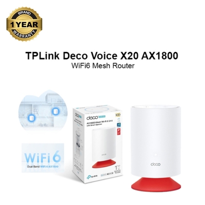 Picture of TP-Link Deco X20 AX1800 Mbps Gigabit Dual-Band Mesh Wi-Fi 6 System (1-Pack)