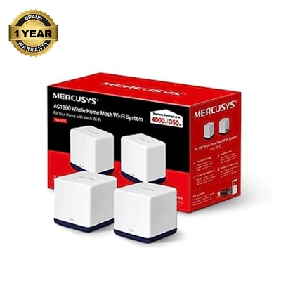 Picture of MERCUSYS HALO H50G AC1900 Mbps Gigabit Dual-Band Wi-Fi 5 Mesh Router (2-Pack)