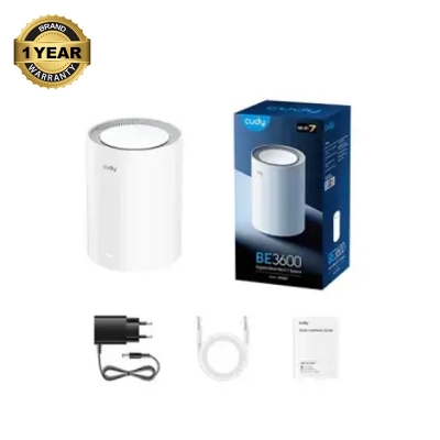 Picture of Cudy M3600 BE3600 Mbps Gigabit Dual-Band Mesh Wi-Fi 7 System (1-Pack)