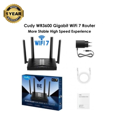 Picture of Cudy WR3600 BE3600 Mbps Gigabit Dual-Band Wi-Fi 7 Network Router