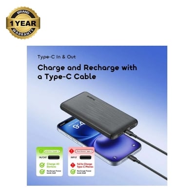 Picture of Oraimo PowerFlow B11 10000mAh 15W Black Power Bank