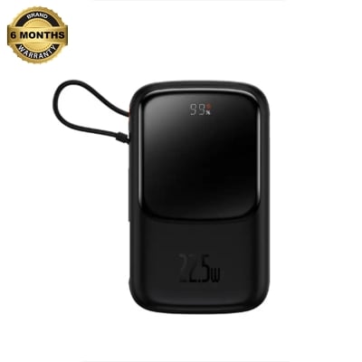 Picture of Baseus PPQD2-20C Qpow Pro 20000mAh Black 22.5W Type-C Power Bank with Digital Display