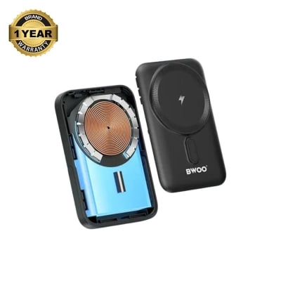 Picture of BWOO BO-P33 10000mAh Black 20W MagSafe Qi Wireless Power Bank