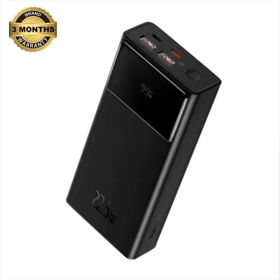 Picture of Baseus Star-Lord PPXJ060101 30000mAh Black 22.5W Power Bank with Digital Display