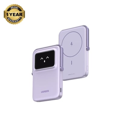 Picture of UGREEN PB571 Uno 5000mAh Purple 20W MagSafe Qi Wireless Power Bank