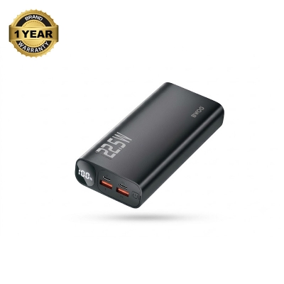 Picture of BWOO BO-P44 20000mAh 22.5W QC3.0 Black Power Bank With Digital Display