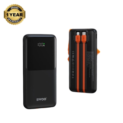 Picture of BWOO BO-P60 10000mAh 22.5W Black Power Bank With Digital Display