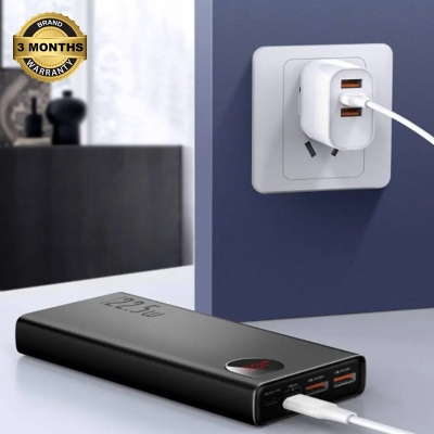 Picture of Baseus Adaman 20000mAh Black 22.5W Power Bank with Digital Display