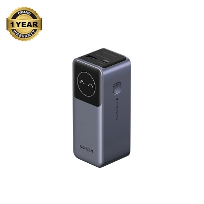 Picture of UGREEN PB724 (35526B) Gray 12000mAh 100W Fast Charging Power Bank with Digital Display