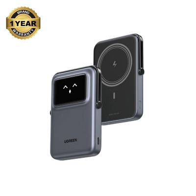 Picture of UGREEN PB572 Uno 10000mAh Grey 20W MagSafe Qi Wireless Power Bank