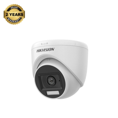 Picture of Hikvision DS-2CE76G0T-LPFS (2.8mm) (3MP) 2K Smart Hybrid Light Audio Fixed Turret CC Camera