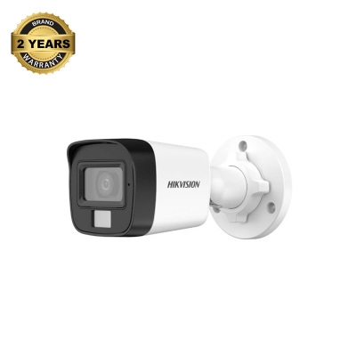 Picture of Hikvision DS-2CE16G0T-LPFS (3.6mm) (3MP) 2K Smart Hybrid Light Audio Fixed Mini Bullet CC Camera