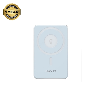Picture of Havit PB5219 10000mAh Blue 20W MagSafe Qi Wireless Power Bank