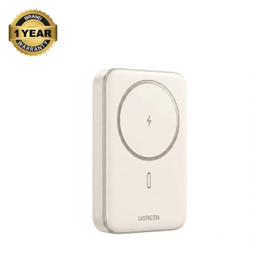 Picture of UGREEN PB561 10000mAh Off-White 20W MagSafe Qi Wireless Power Bank