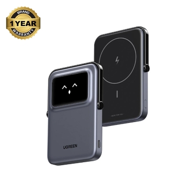 Picture of UGREEN PB571 Uno 5000mAh Grey 20W MagSafe Qi Wireless Power Bank