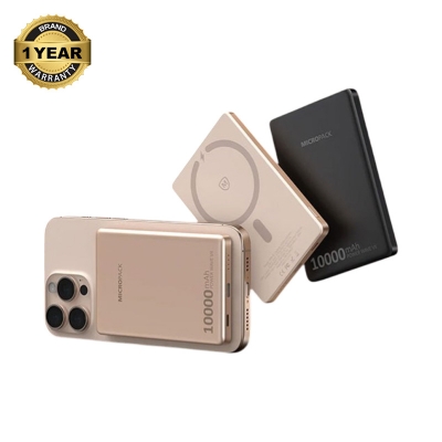 Picture of Micropack WPB-10S 10000mAh Black 20W Magnetic Wireless Charging Power Bank