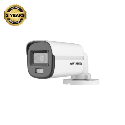 Picture of Hikvision DS-2CE10DF0T-LFS (3.6mm) (2.0MP) Smart Hybrid Light ColorVu Fixed Mini Bullet CC Camera