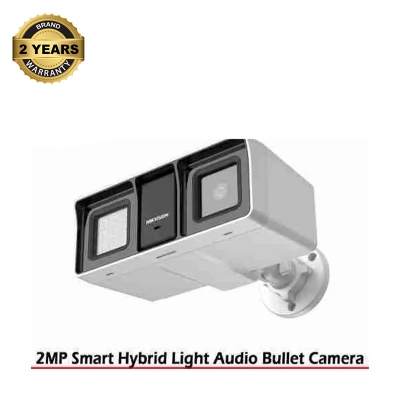 Picture of Hikvision DS-2CE18D0T-LFS (3.6mm) (2MP) Smart Hybrid Light Bullet CC Camera (Built-in Audio)