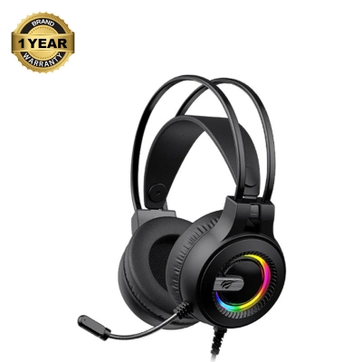 Picture of Havit Gamenote H2040d Wired Black RGB Gaming Headphone