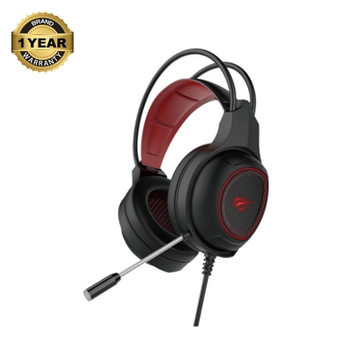 Picture of Havit HV-H2239D 3.5mm Audio Jack+USB Black-Red Gaming Headphone