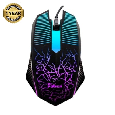 Picture of Pc Power PCGMG17 Wired Black Gaming Mouse