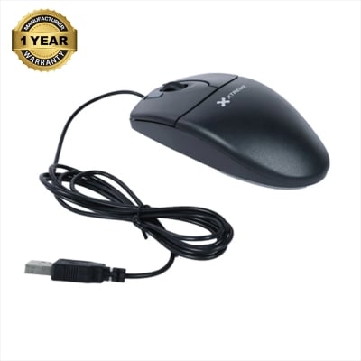 Picture of Xtreme M420D Wired Black Optical Mouse