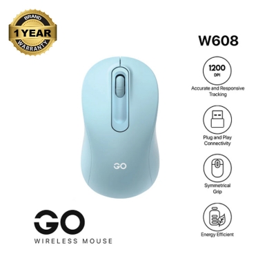 Picture of Fantech Go W608 Wireless Blue Optical Mouse