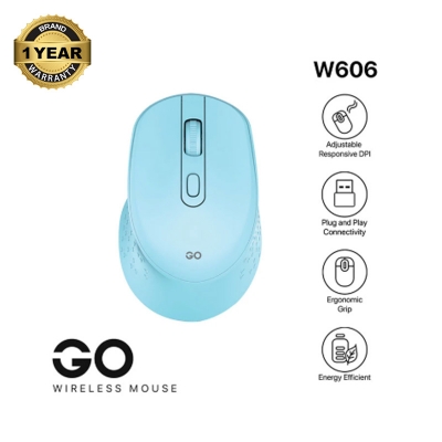 Picture of Fantech Go W606 Wireless Blue Optical Mouse