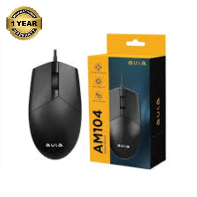 Picture of AULA AM104 Wired Black Mouse