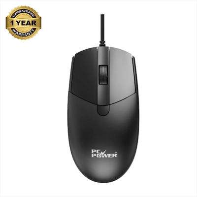 Picture of Pc Power PCM-378-4D Wired Black Mouse