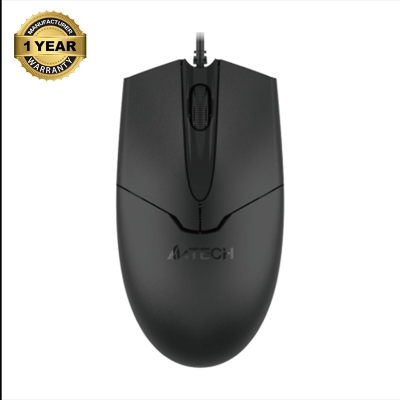 Picture of A4TECH OP-550S Black Wired Silent Mouse
