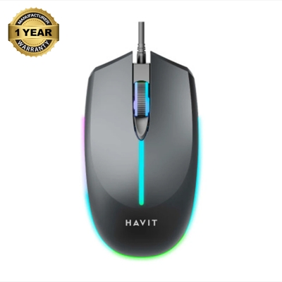 Picture of Havit MS68 Wired Black Programmable Gaming Mouse
