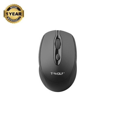 Picture of T-WOLF T75 Wireless (Dual Mode) Silent Black Rechargeable Mouse
