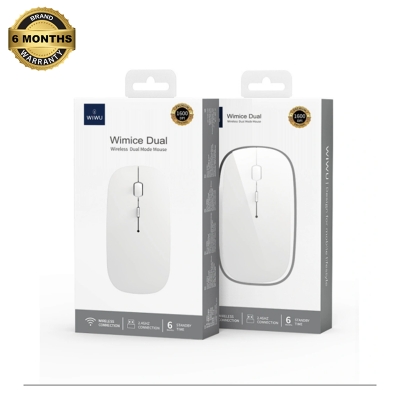 Picture of WiWU WM101 Pro Wireless (Dual Mode) Pearl White Silent Mouse