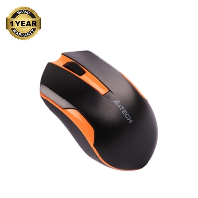 Picture of A4TECH G3-200/200N Black & Orange Wireless Mouse