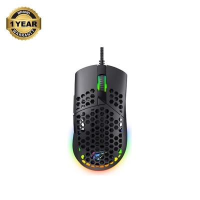 Picture of Havit MS1036 RGB Wired Black Programmable Gaming Mouse