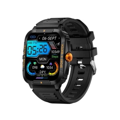 Picture of COLMI P76 Black & Orange Bluetooth Calling Smart Watch