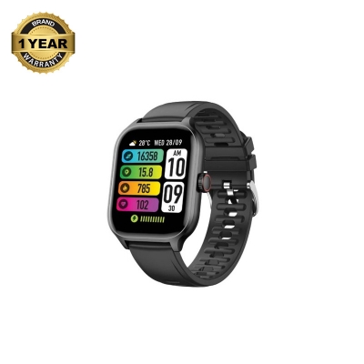 Picture of Blisbond Pulse Black Bluetooth Calling Smart Watch