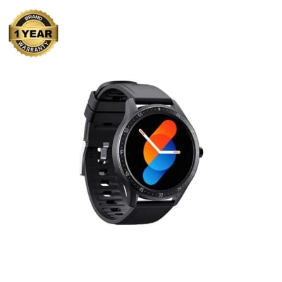Picture of Oraimo Watch 6 Chrome Black Bluetooth Calling Smart Watch #OSW-807