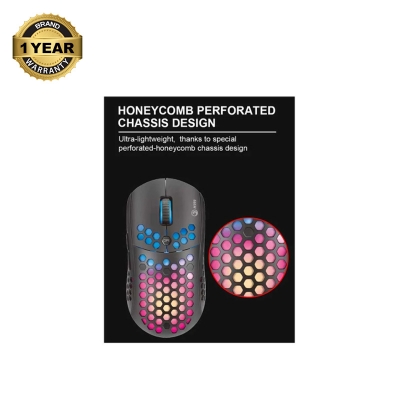 Picture of Marvo M399 Honeycomb RGB Wired Black Gaming Mouse