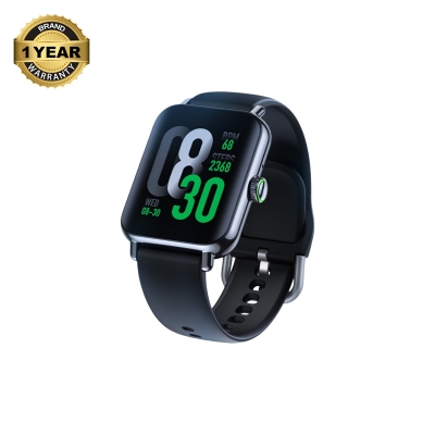 Picture of Oraimo Watch 6 Pro Chrome Black Bluetooth Calling Smart Watch #OSW-807S