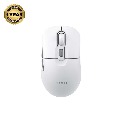 Picture of Havit MS59WB Wireless (Dual Mode) White & Gray Mouse