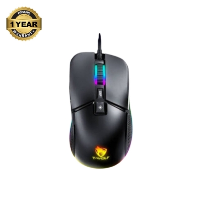 Picture of T-WOLF G590 RGB Wired Black Gaming Mouse