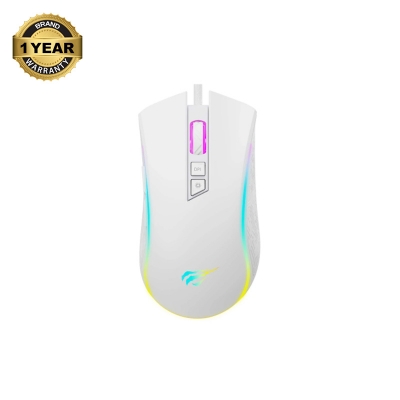 Picture of Havit MS1034 RGB Backlit Programmable White Gaming Mouse